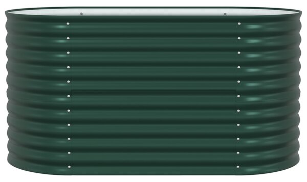 Kerti Magaságy Zöld, 160x80x81 cm, Horganyzott Acél