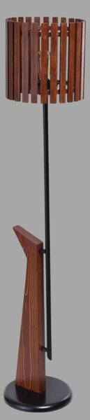 Opviq Floor Lamp Walnut Black 8956-5