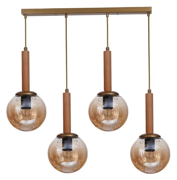 Opviq Csillár Honey Oak Gold 9072-6