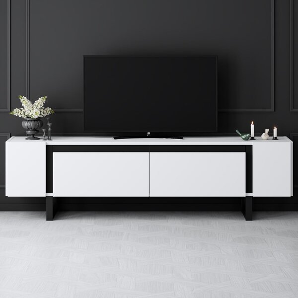 Hanah Home TV állvány Yildiz - fehér, fekete