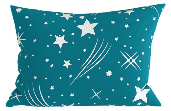 Polipamut párnahuzat NIGHT SKY POLY 50x70 cm, türkiz