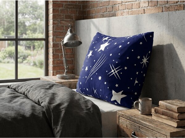 Polipamut párnahuzat NIGHT SKY POLY 50x70 cm, kék