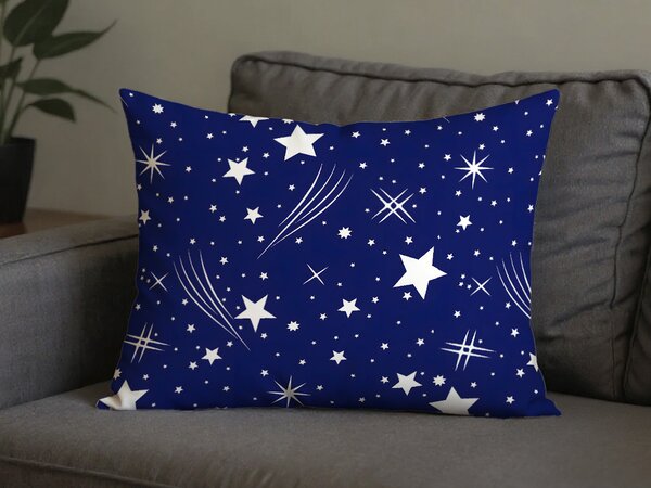 Polipamut párnahuzat NIGHT SKY POLY 70x90 cm, kék