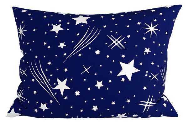 Polipamut párnahuzat NIGHT SKY POLY 70x90 cm, kék
