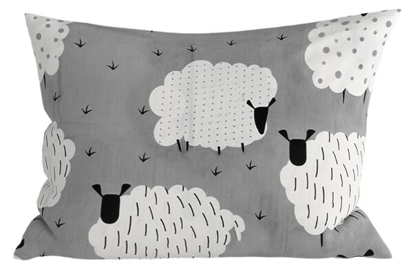 Polipamut párnahuzat SHEEP POLY 50x70 cm, szürke