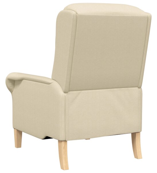 VidaXL karosszék Krém 76 x 94 x 102 cm szövet