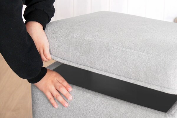 Atelier Del Sofa Oliver puff - szürke