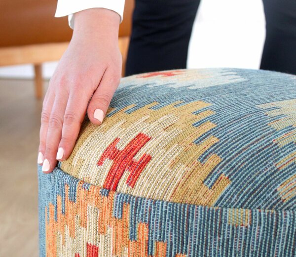 Atelier Del Sofa Puff Kék Ferruz - Kék