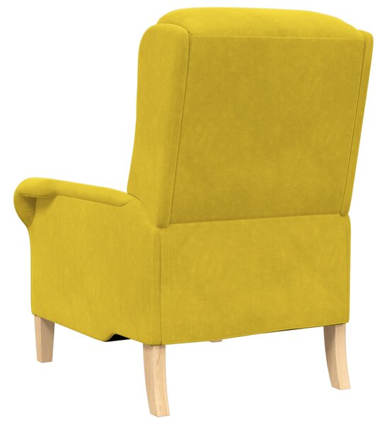 Sárga Karosszék Sárga Textil, Fa Standard Sárga Karosszék