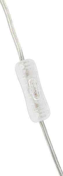Lindby LED asztali/fali lámpa Fjora, narancssárga/króm, Ø30cm, dimmelhető, dimmelhető, Sárga / narancssárga, Nappali / Étkező, Üveg, Dizájn