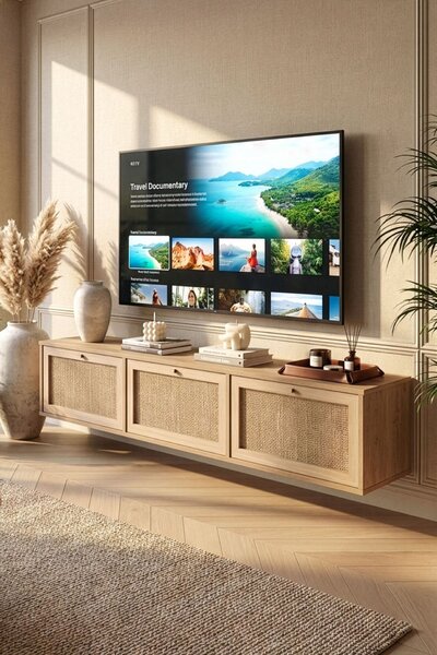Hanah Home TV Stand Oak Dune - DN1-SJ