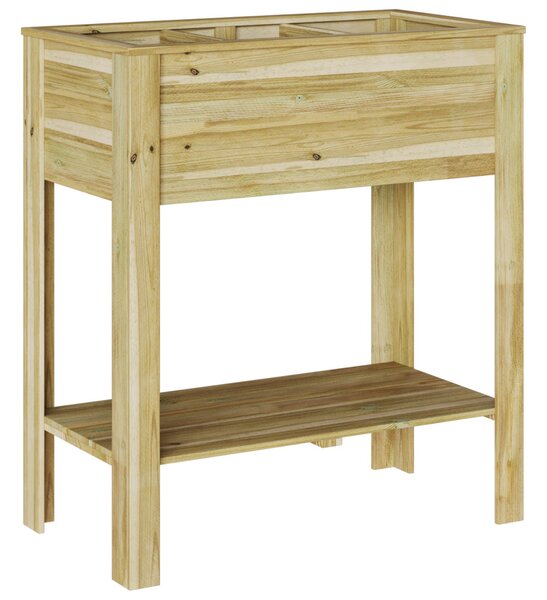 Kert Növényállvány 85x46x94 cm Kezelőtt Fa Fenyő