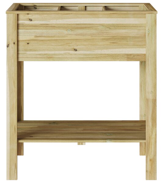 Kert Növényállvány 85x46x94 cm Kezelőtt Fa Fenyő