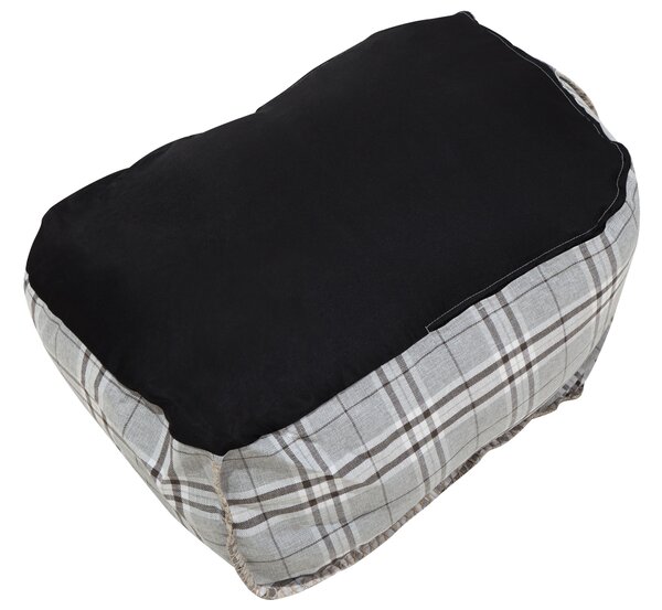 Babzsák 200 L DROP LINEN 63 cm 75 cm Szürke