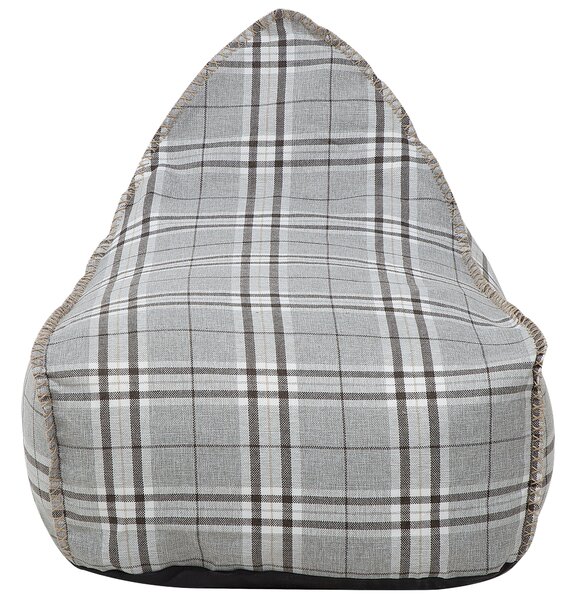 Babzsák 200 L DROP LINEN 63 cm 75 cm Szürke