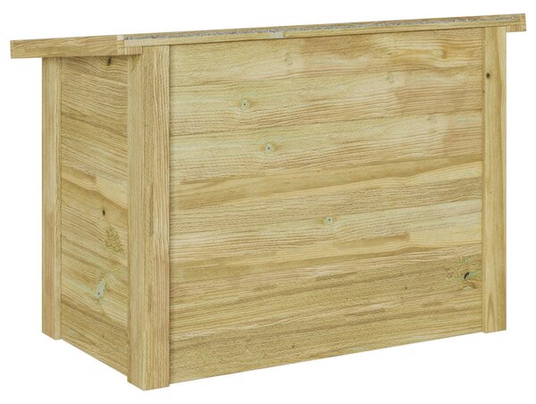 Tároló Doboz Természetes 80 x 44,5 x 57,5 cm Impregnált fenyőfa