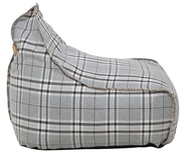 Babzsák 200 L DROP LINEN 63 cm 75 cm Szürke