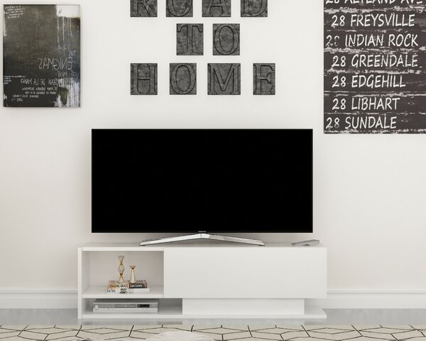 Hanah Home Damla fehér TV állvány