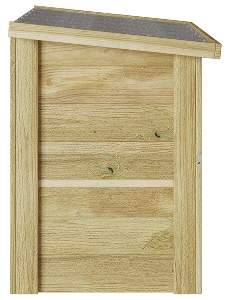 Tároló Doboz Természetes 80 x 44,5 x 57,5 cm Impregnált fenyőfa