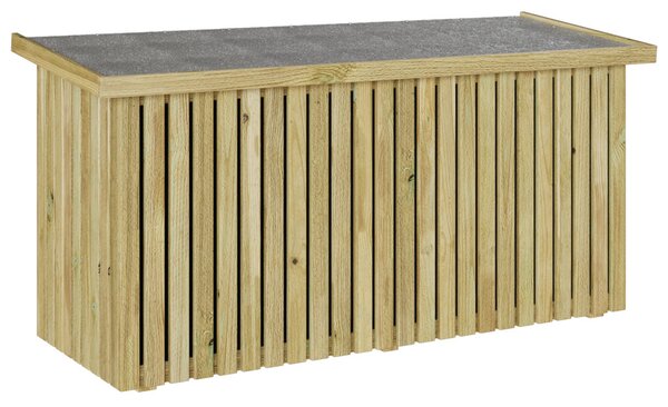 Tároló Láda 119x44x58.5 cm Kezelt Fenyőfa