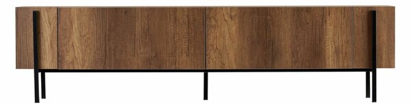 Hanah Home TV Stand Barok Walnut Black Nexus - Barok Walnut, Black