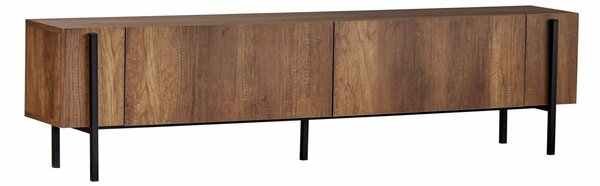 Hanah Home TV Stand Barok Walnut Black Nexus - Barok Walnut, Black