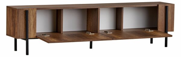 Hanah Home TV Stand Barok Walnut Black Nexus - Barok Walnut, Black