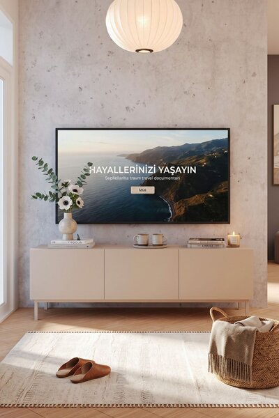 Hanah Home TV Stand Sand Coast - CO2-CO