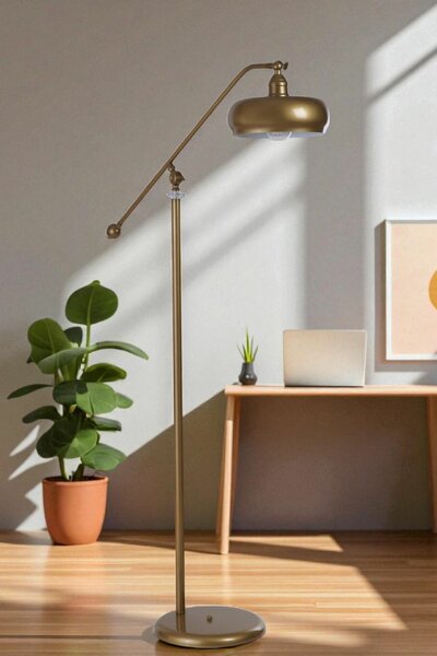 Opviq Floor Lamp Gold 8959-11