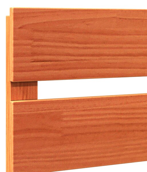 Fejtámla fejtámlával Barna 140.5 x 3 x 80 cm Tömör fenyőfa