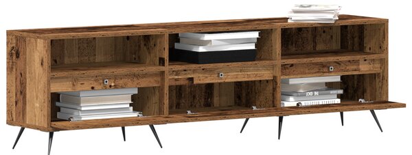 TV szekrény Régi Fa 150x30x44,5 cm Műgyanta