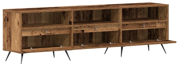 TV szekrény Régi Fa 150x30x44,5 cm Műgyanta