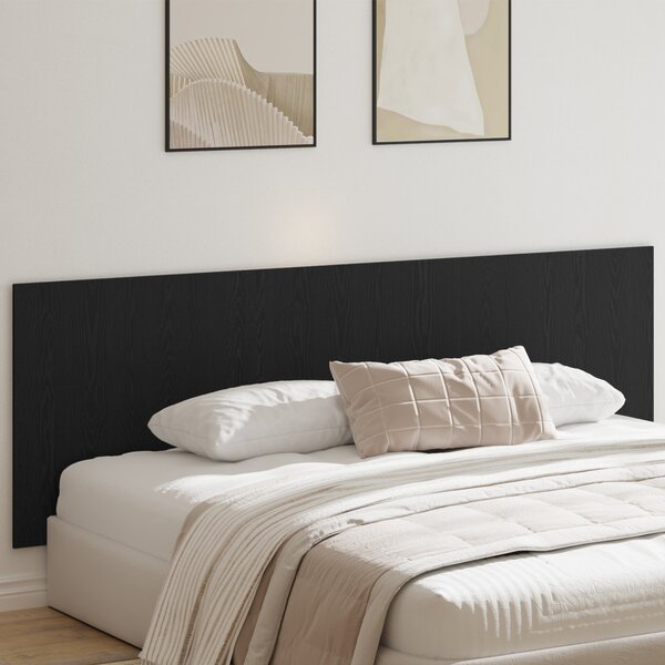 Fekete tölgy fal fejtámla 240x1.5x80 cm Műanyag fából