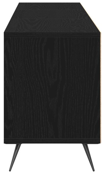 TV Szekrény Fekete 150x30x44,5 cm Műanyag