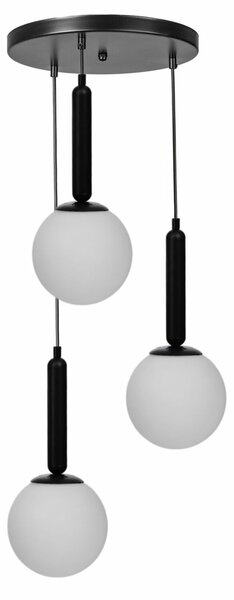 Opviq Csillár Fehér Fekete 9057-3