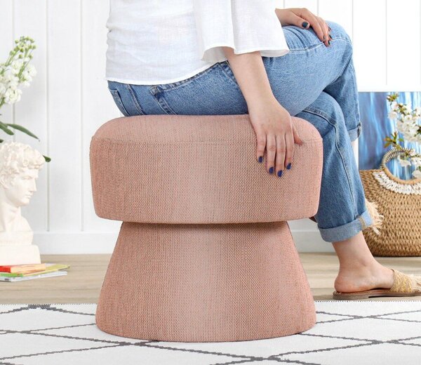 Atelier Del Sofa Puff Endor 7455 Rózsaszín