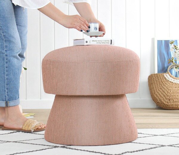 Atelier Del Sofa Puff Endor 7455 Rózsaszín
