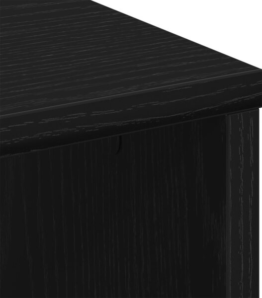 Dohányzóasztal Fekete tölgy 100 x 50 x 40 cm Faanyag