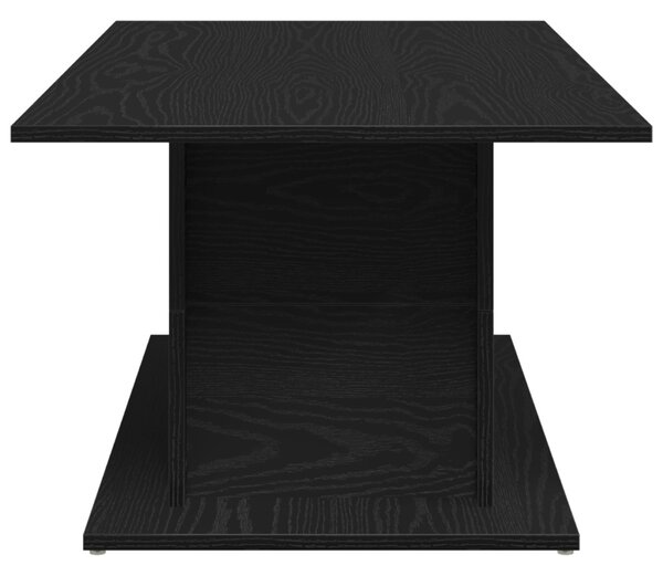 Fekete Tölgy Kávézóasztal 102x55,5x40 cm Szerelt Fa