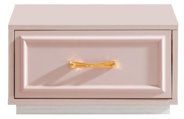 Hanah Home Éjjeliszekrény Pink Fehér Rosa