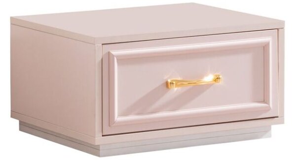 Hanah Home Éjjeliszekrény Pink Fehér Rosa
