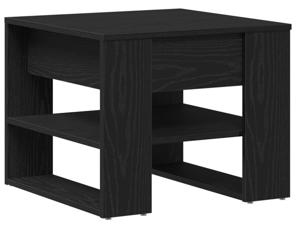 Dohányzóasztal Fekete tölgy 55,5 x 55 x 45 cm Szerelt Fa