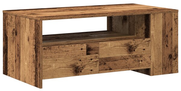 Kávézóasztal Öreg Fa 102x55x43,5 cm Mérnöki Fa