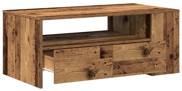 Kávézóasztal Öreg Fa 102x55x43,5 cm Mérnöki Fa