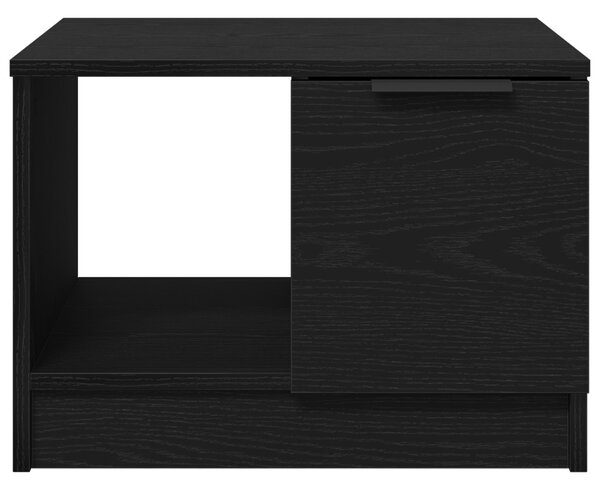 Kávézóasztal Fekete tölgy 50x50x36 cm Műszaki fa