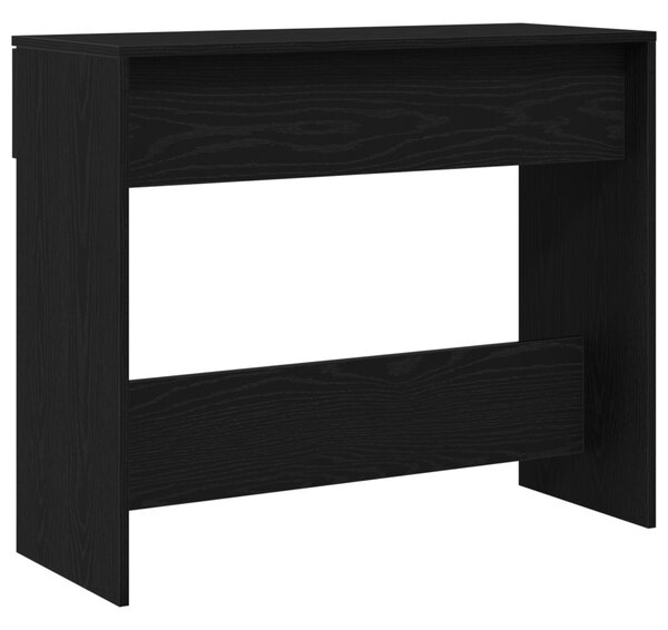 KonzolAsztal Fekete Tölgy 90x36x75 cm Mérnöki Fa