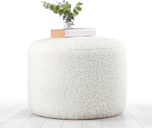 Atelier Del Sofa Puff White Skylee - Fehér