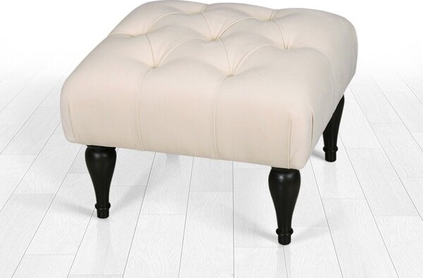 Atelier Del Sofa Krém Virágmintás Puff - Krém
