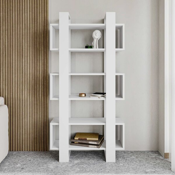 Hanah Home Könyvespolc Fehér Milano - Fehér