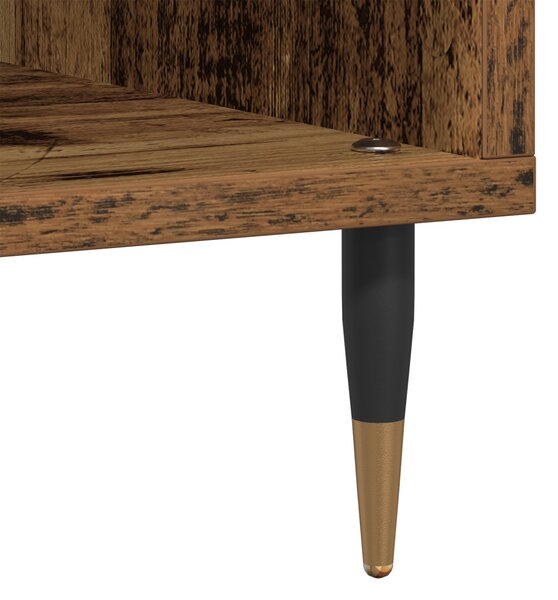 Hanglemez szekrény polcokkal Régi fa 100 x 38 x 48 cm Faanyag